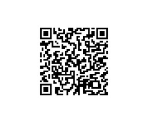 Fototapeta premium QR code isolated on white background PNG illustration