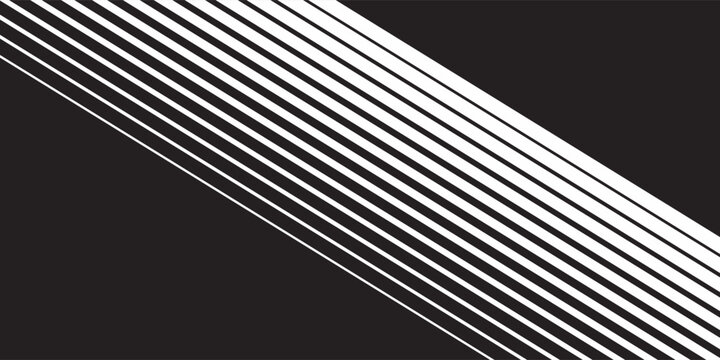 Half tone gradient line pattern. Faded halftone black lines. Fading gradient background. Horizontal abstract geometric texture with parallel stripes. Black and White Stripes. Vector illustrator. 11:11
