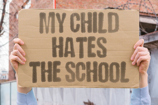 "My Child Hates The School" Unresolved peer victimization causes children to develop persistent school avoidance patterns. CHILD. VICTIM. PEER. SCHOOL. AVOIDANCE.