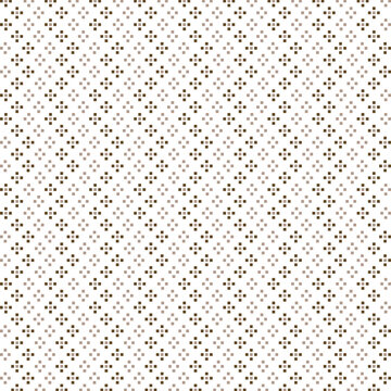 Seamless Beige Pattern with Small Geometric Dots