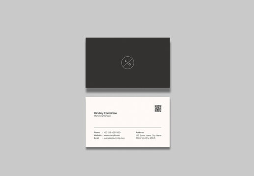 Minimal Clean Corporate Business Card Template