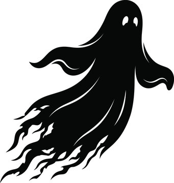 Gost flotting in the Holloween night 