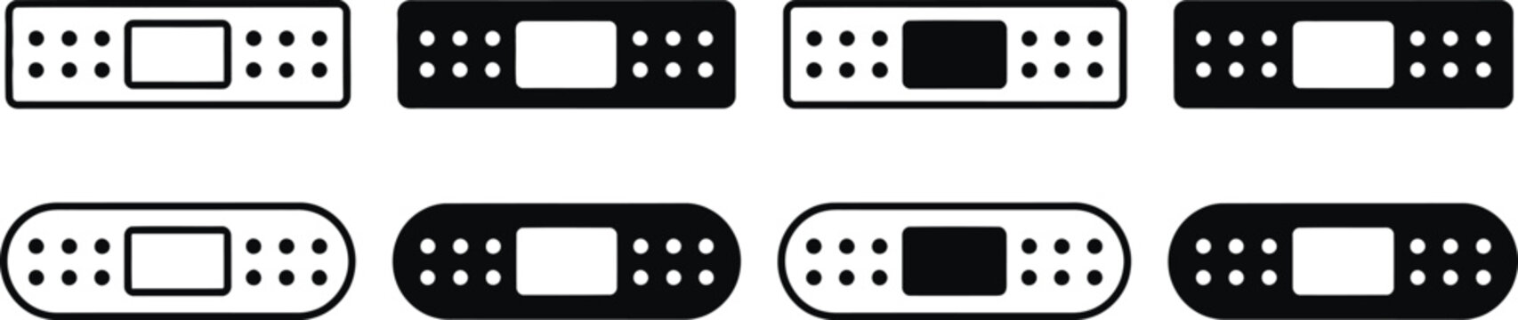 set of modern electronic devices with usb ports vector illustration