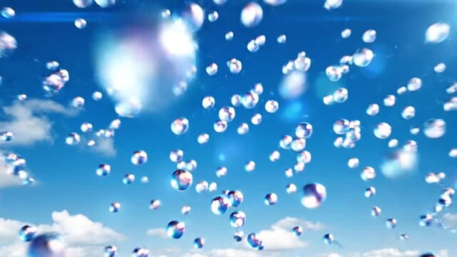 A fast-paced 4K commercial style video showing cigarette turning into black smoke then transforming into clean blue sky and fresh oxygen particles, vibrant colors, dynamic motion graphics