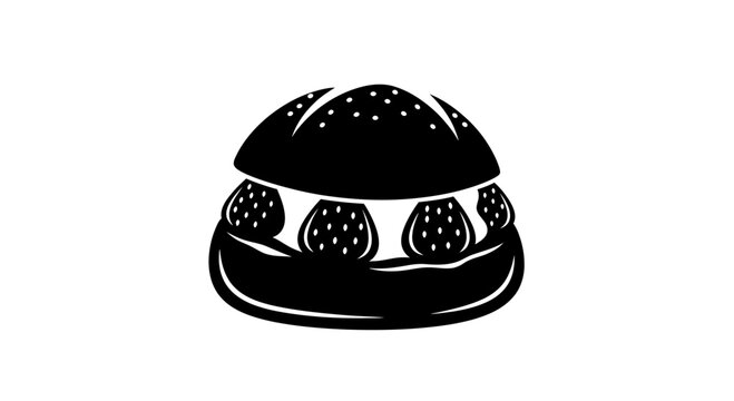 Japanese Fruit Sandwich with Strawberry and Cream Vector