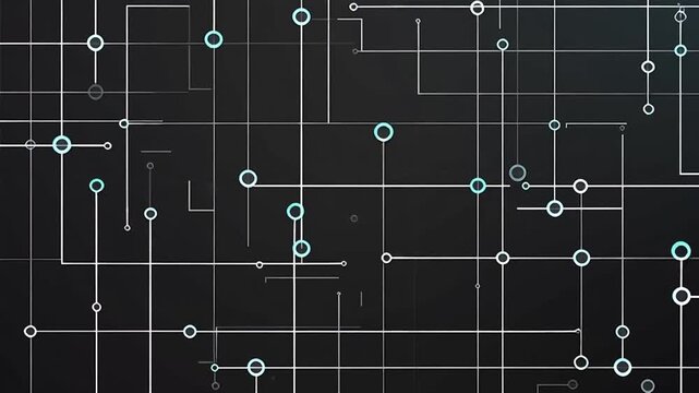 Grid network with moving connection points