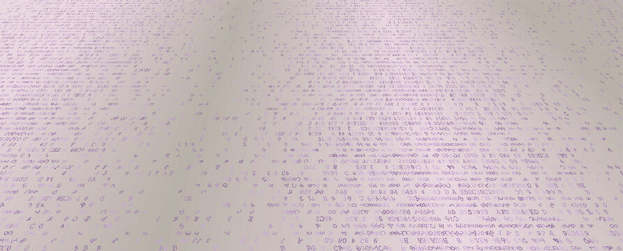 Digital Entropy - A Fragmented Horizontal Array of Binary Logic and Scattered Data Packets. Perspective.