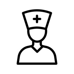 Obraz premium Professional Nurse Icon Set for Healthcare Support, Patient Care and Hospital Medical Services
