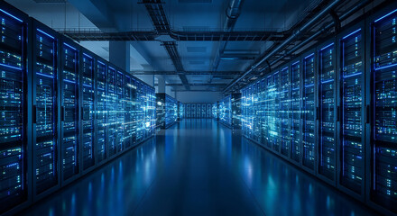 Fototapeta premium data center in the data center