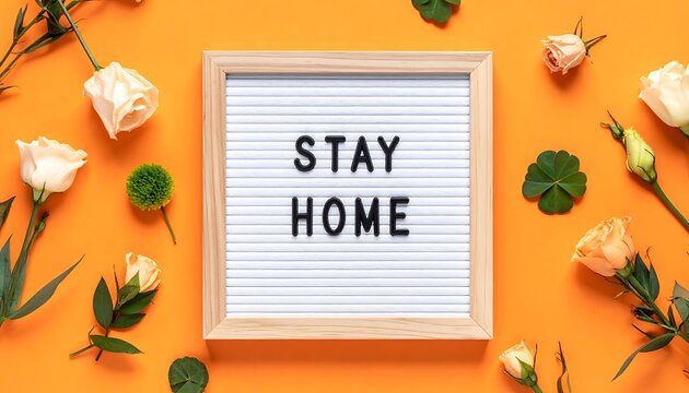 Stay home message board