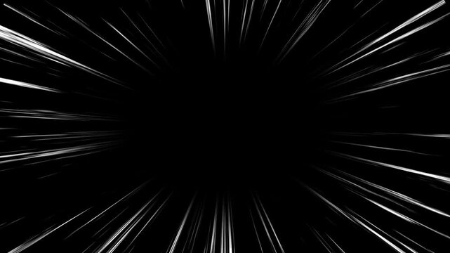 Anime Comic speed radial animation Overlay