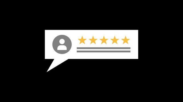 positive customer reviews with five star comments