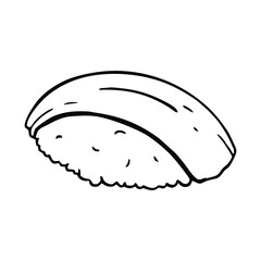 Japanese food. Sushi. Hand-drawn vector illustration © Anastasiya Shmakova