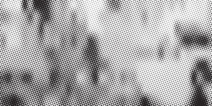 Hexagon Shapes Vector Abstract Geometric Technology Oscillation Wave Isolated on Light Background. Halftone Hex Retro Simple Pattern. Minimal 80s Style Dynamic Tech Wallpaper