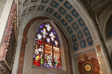 Obraz premium Collégiale Notre-Dame de Dole, basilique Notre-Dame de Dole, ville de Dole, département du Jura, France