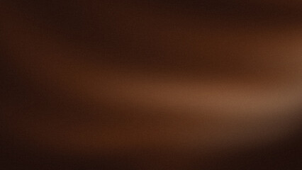 Deep chocolate brown abstract textured gradient background with fine grain © Artmuna