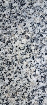 Polished Granite Surface Speckled Gray White Black Mineral Grains Crystal Texture Architecture Design Background