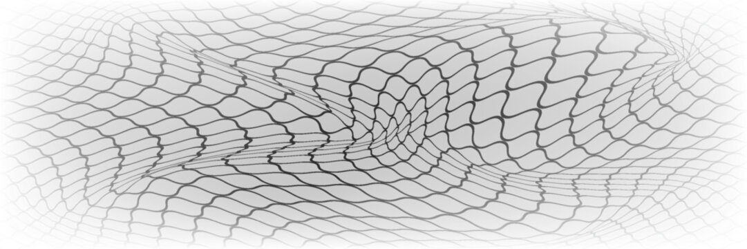 Curved net pattern. Seamless design for sportswear or equipment like soccer goals, volleyball nets, basketball hoops, hockey nets, and athletic gear. eps 10
