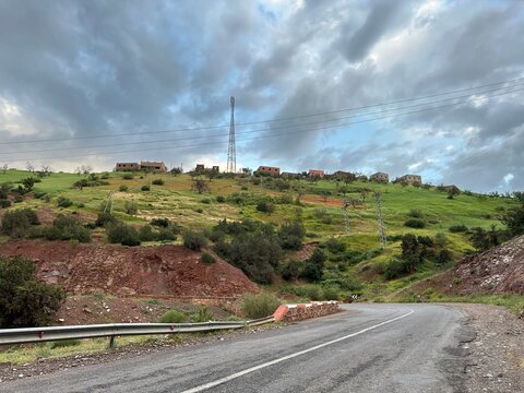 tibidert the road to molay ibrahim , Morocco