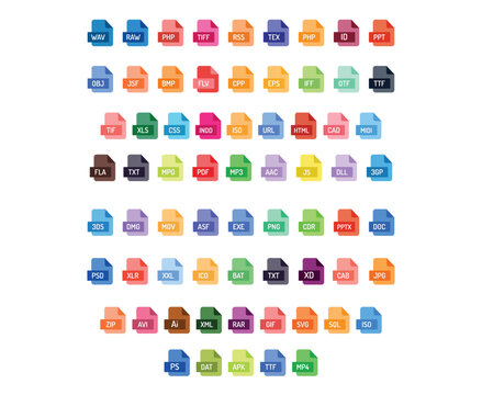 File Format Icons Set