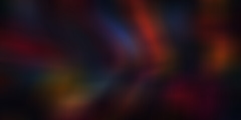 Blurred abstract art with vibrant red, blue, and yellow lights creates a chaotic, energetic, and visually striking composition. © Rk