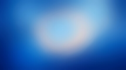 Fototapeta premium Soft abstract blue gradient background with radial blur and light center