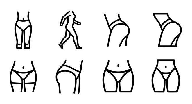Various womens underwear styles and designs.