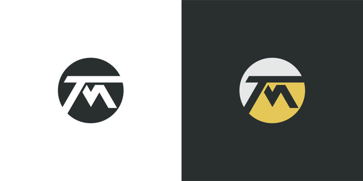 TM Monogram Logo Design.