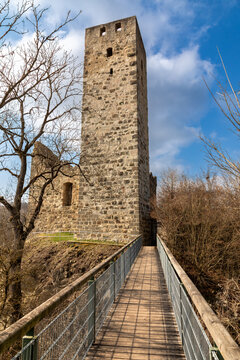 Burgruine Niederhaus bei Ederheim im Ries, Bayern