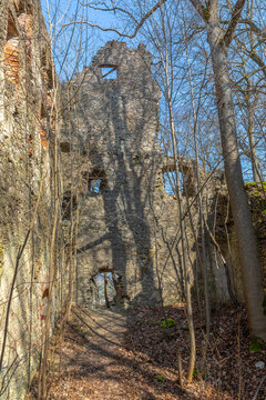 Burgruine Hochhaus bei Ederheim im Ries, Bayern