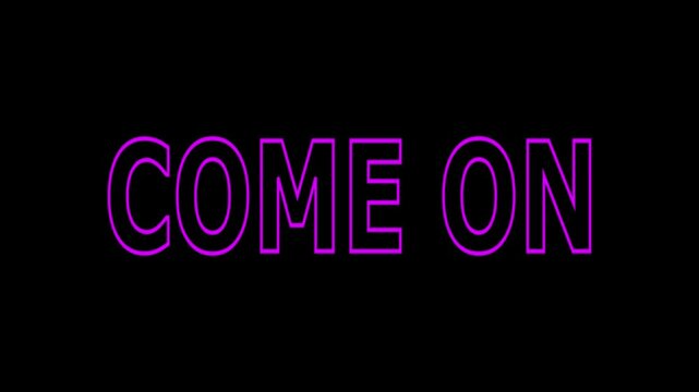 White welcome text shattering on black background, dramatic typography animation with breaking effect