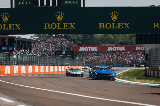 Ford Mustang GT3 run fast at the track