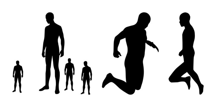 Wetsuit set with black silhouette design featuring scuba diving, surfing, swimming with watersports and neoprene gear