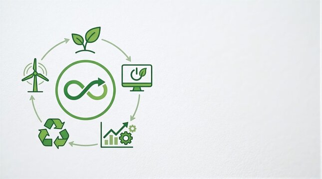 A white wall with a green circle drawn on it.