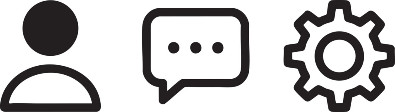 Digital Content Distribution Network Icon Set