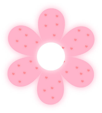 pink glowing rose petals