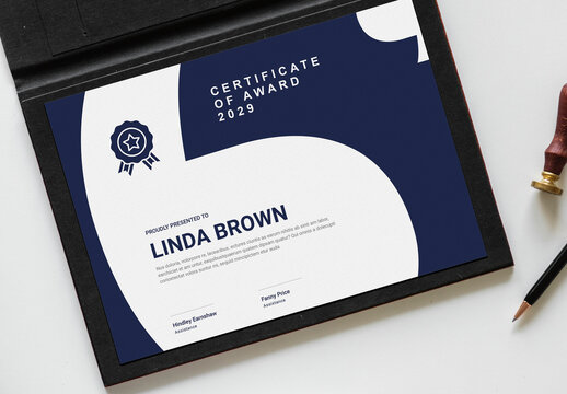Certificate Template Layout
