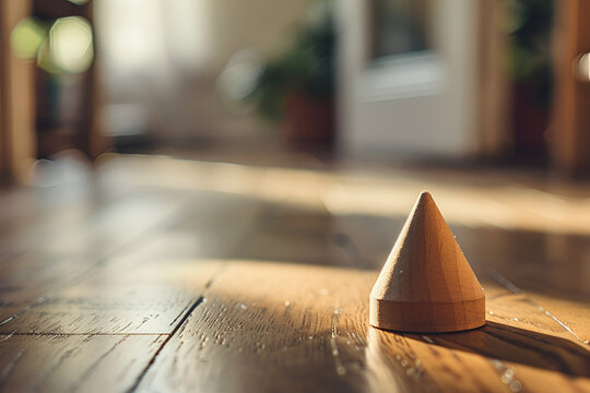 Single cone shape representing focus, direction and attention