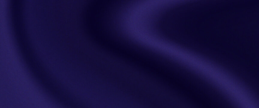 Luxury dark purple silk wavy background, elegant deep violet satin fabric texture with soft folds.