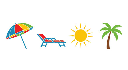 Beach Vacation Summer Relaxation Concept. © Bams