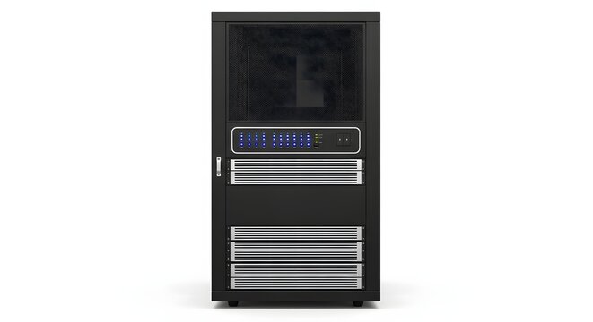 computer server isolated on white
