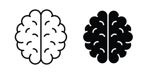 Brain icon pack for web and apps design projects © Franklin