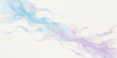 Obraz premium A beautiful abstract watercolor background featuring a bright blue summer sky with fluffy white clouds and vintage textures that create a clear heaven light and copy space