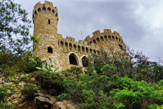 Castell de Santa Mar&iacute;a, better known as Castell d'en Plaja. Lloret de mar, Spain