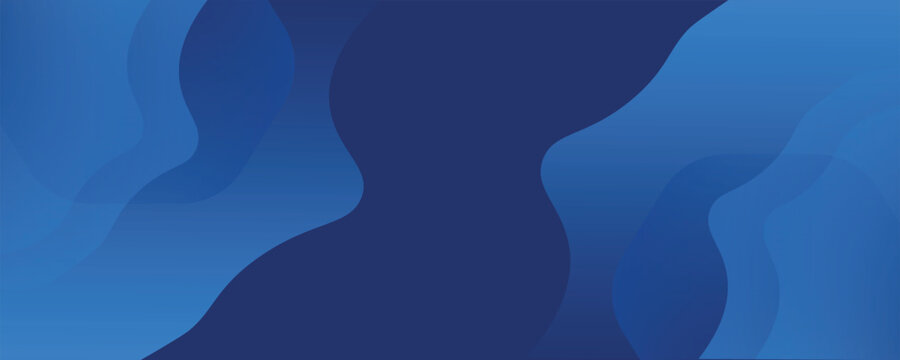 Abstract blue glowing geometric lines on dark blue background. Modern shiny blue circle lines pattern