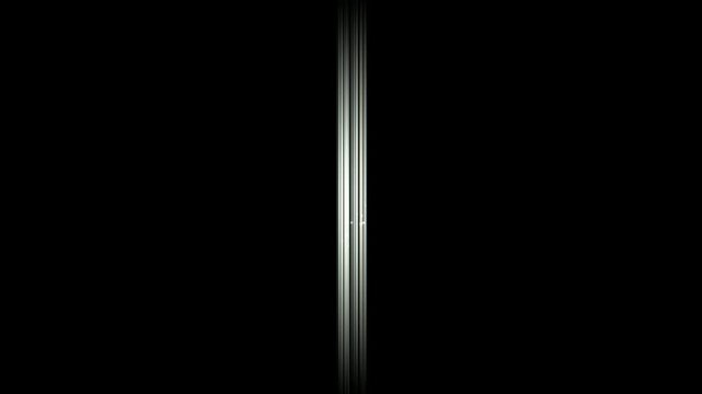 Light beam streak, divide screen to two section