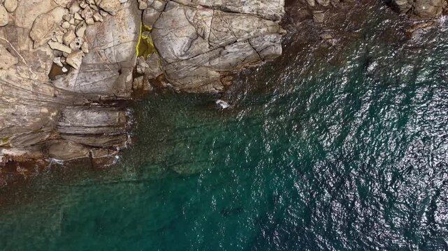 Faro de Rosas situado en la Punta de la Poncella, comarca del Alto Ampurd&aacute;n, Catalu&ntilde;a, Espa&ntilde;a.