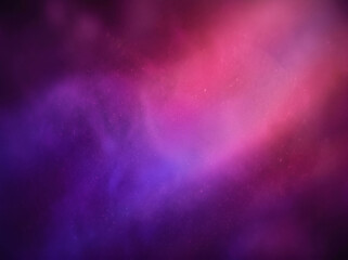 Vibrant abstract purple and pink nebula background with subtle particle effects. © DesignHive
