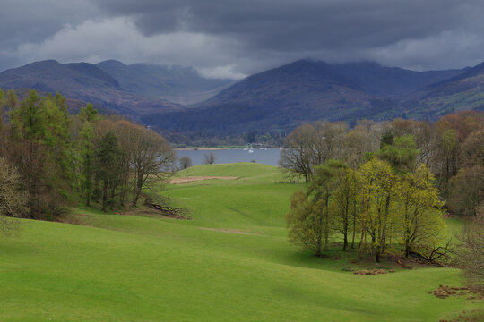 Windemere Lake in Ambleside Cumbria