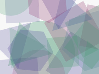 Fototapeta premium Editorial Abstract Geometric Shapes Overlay Background